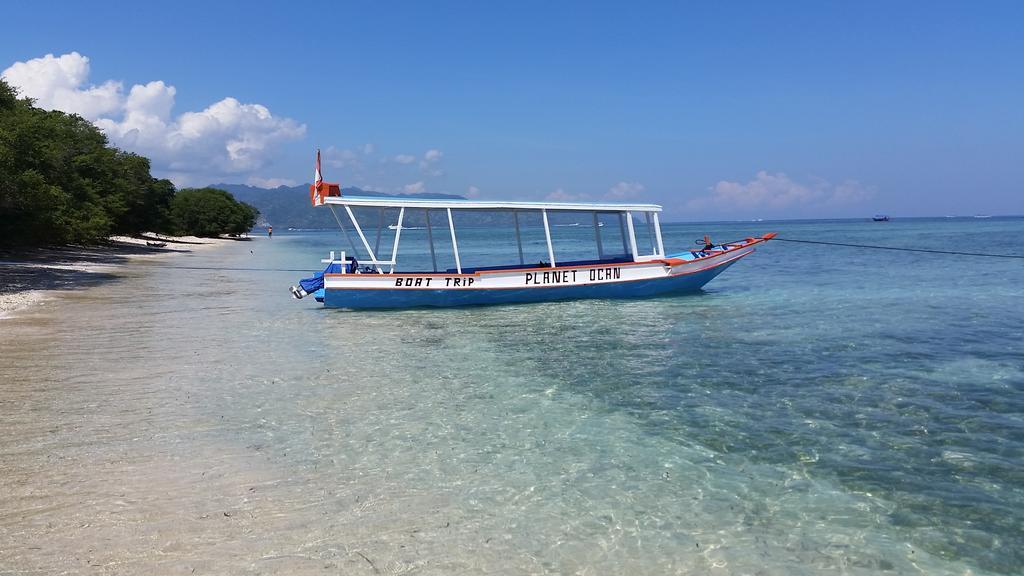 Kampung Meno Bungalows Ilhas Gili Exterior foto